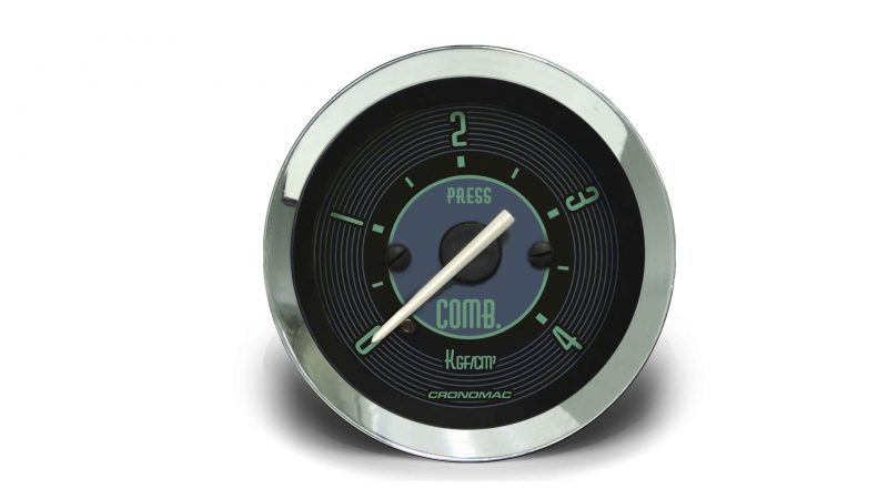 Manômetro Pressão Combustível 52mm Mecânico 4kg VW Verde