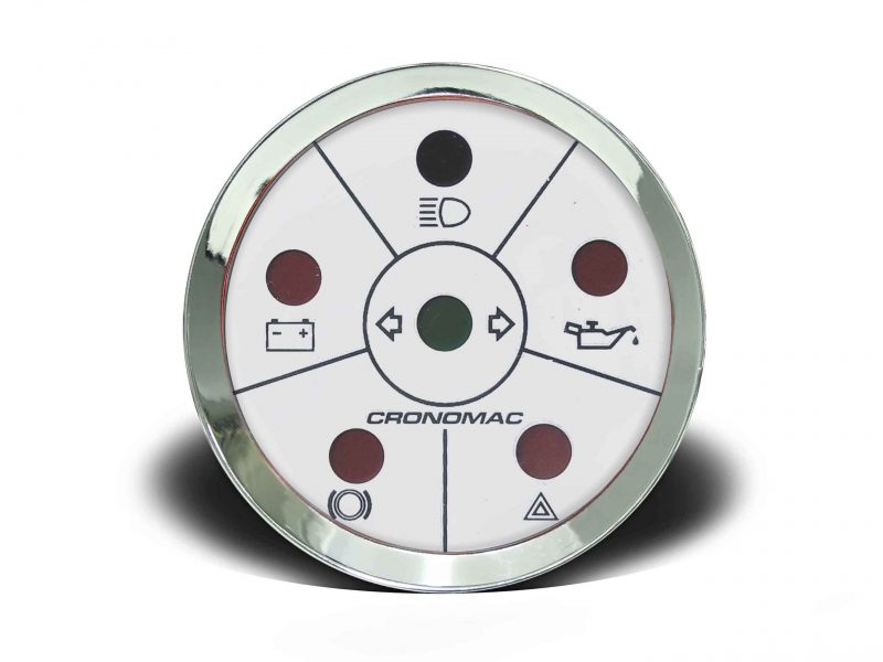Sinaleira 52mm Elétrica Croma - Branca