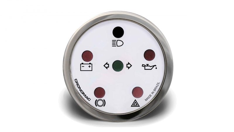 Sinaleira 52mm Elétrica HOT Silver