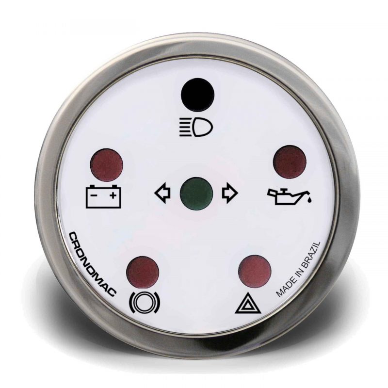Sinaleira 52mm Elétrica HOT Silver