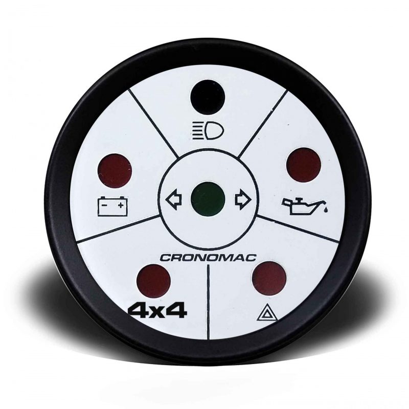 Sinaleira 52mm Elétrica 4x4 Street - Branco