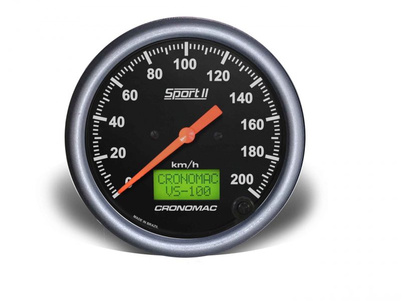 Velocímetro 100mm Eletrônico 200kmh Display Digital Sport II