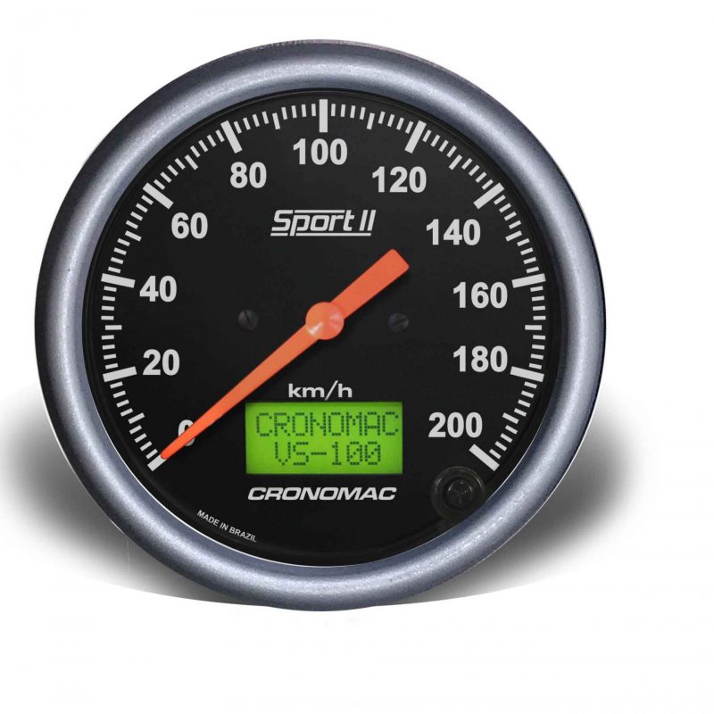 Velocímetro 100mm Eletrônico 200kmh Display Digital Sport II