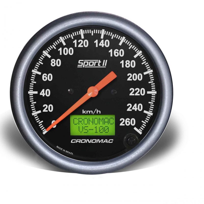 Velocímetro 100mm Eletrônico 260kmh Display Digital Sport II