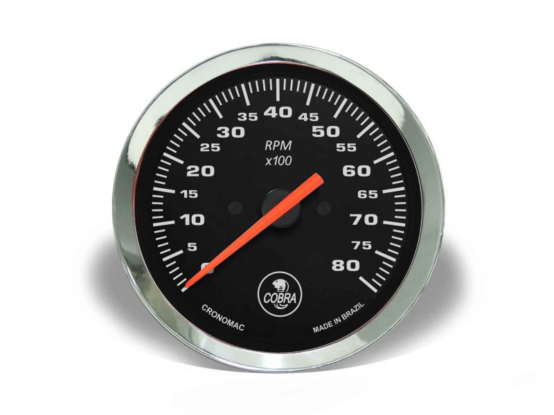 Contagiros 100mm 8.000 RPM Cobra - Preto