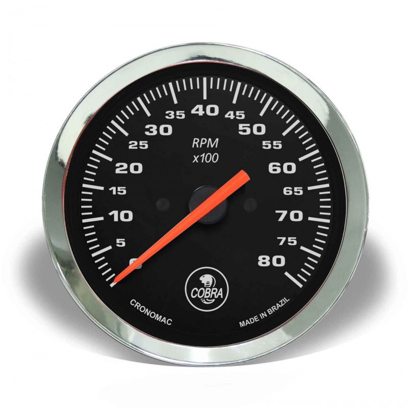 Contagiros 100mm 8.000 RPM Cobra - Preto