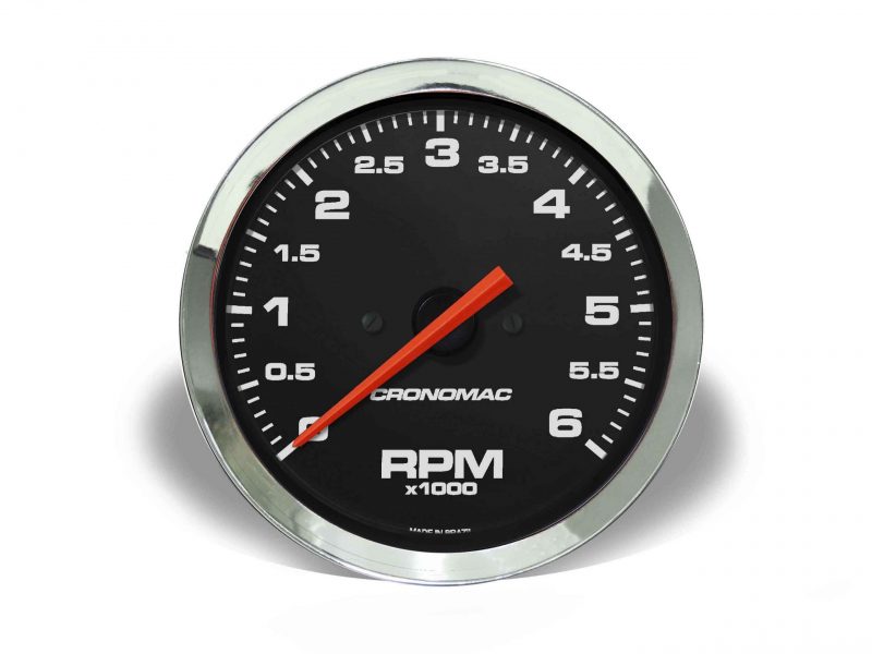 Contagiros 100mm 6.000 RPM DIESEL Croma - Preto