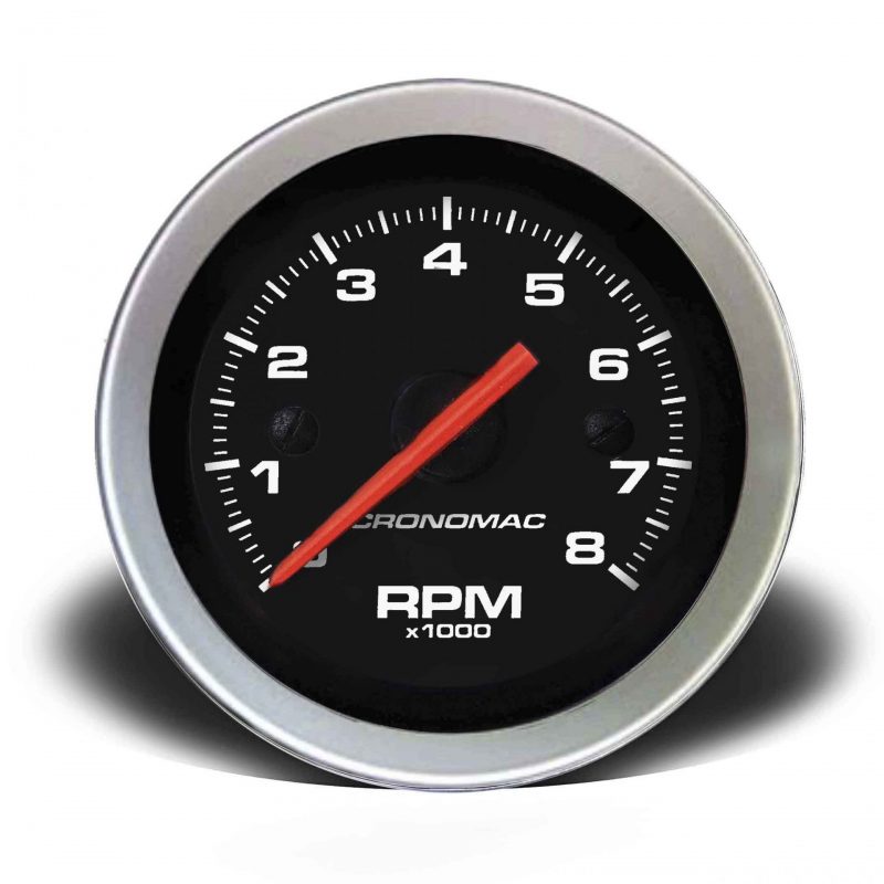 Contagiros 52mm 8.000 RPM Sport - Preto