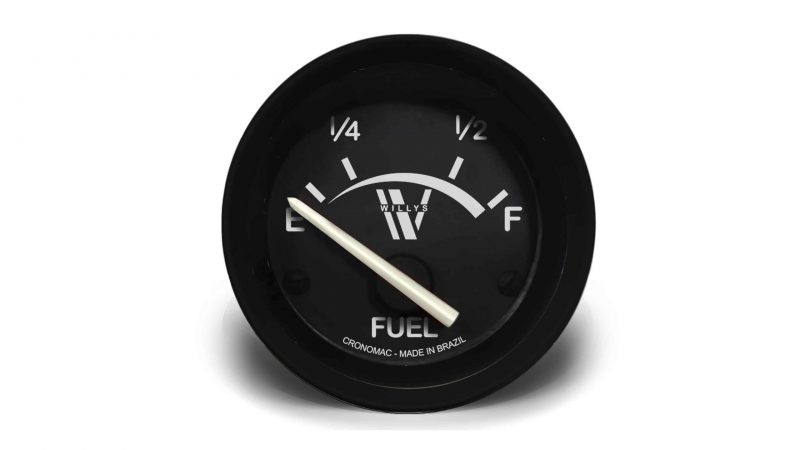 Indicador de Nível de Combustível 52mm Elétrico Willys