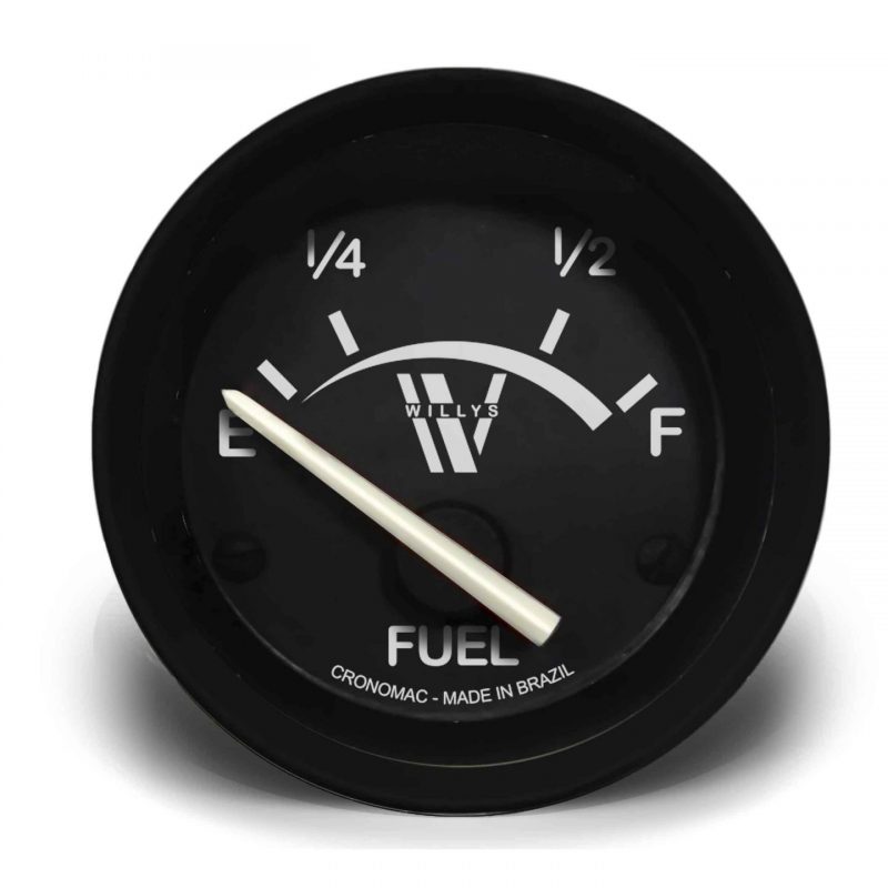 Indicador de Nível de Combustível 52mm Elétrico Willys
