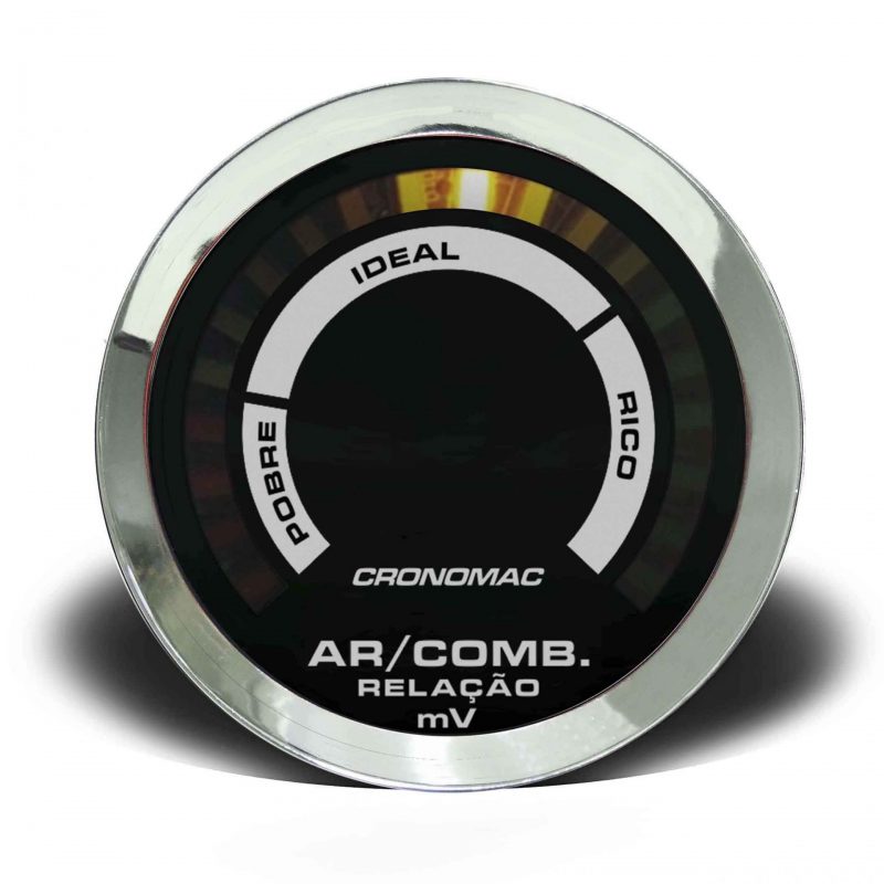 Hallmeter 52mm Comum Croma - Preto