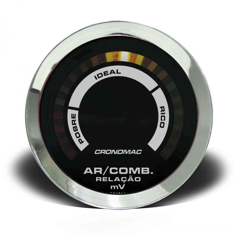Hallmeter 60mm Escala Croma - Preto