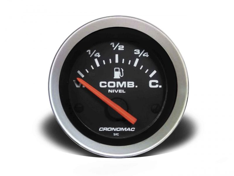 Indicador de Nível de Combustível 52mm Elétrico Sport