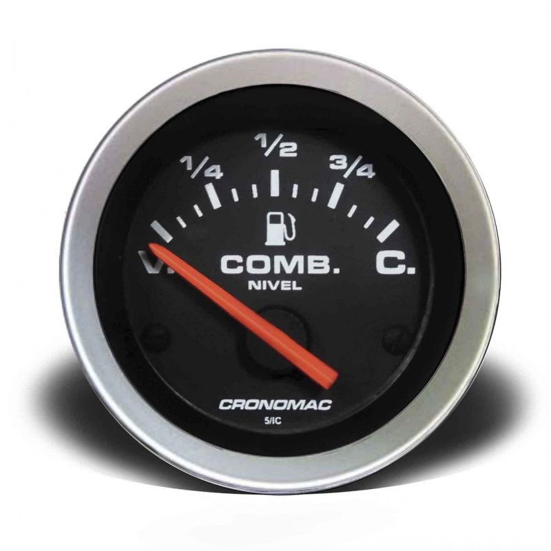Indicador de Nível de Combustível 52mm Elétrico Sport