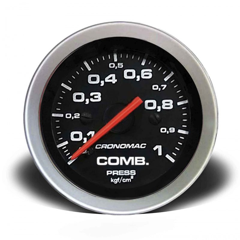 Manômetro Pressão Combustível 52mm Mecânico 1kg Sport