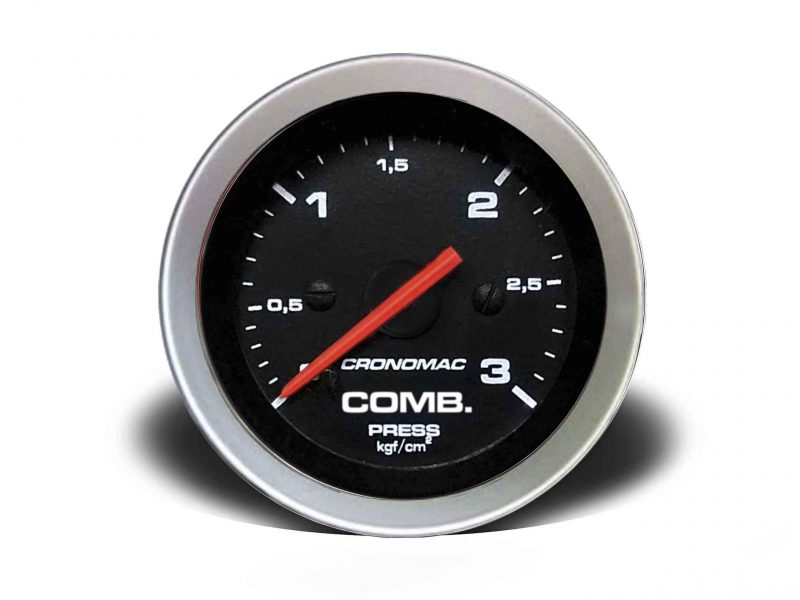Manômetro Pressão Combustível 52mm Mecânico 3kg Sport