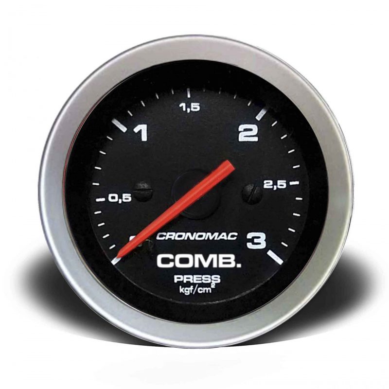 Manômetro Pressão Combustível 60mm Mecânico 3kg Sport