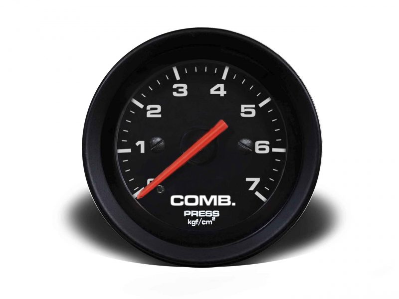 Manômetro Pressão Combustível 52mm Mecânico 7kg Street - Preto