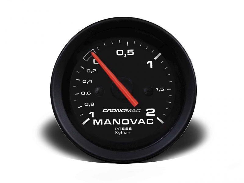 Manovácuo 60mm Mecânico 2kg Street - Preto