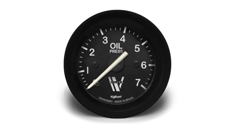 Manômetro Óleo 52mm Mecânico 7kg WILLYS