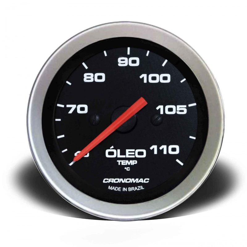 Termômetro Mecânico 52mm Óleo 5 metros Sport