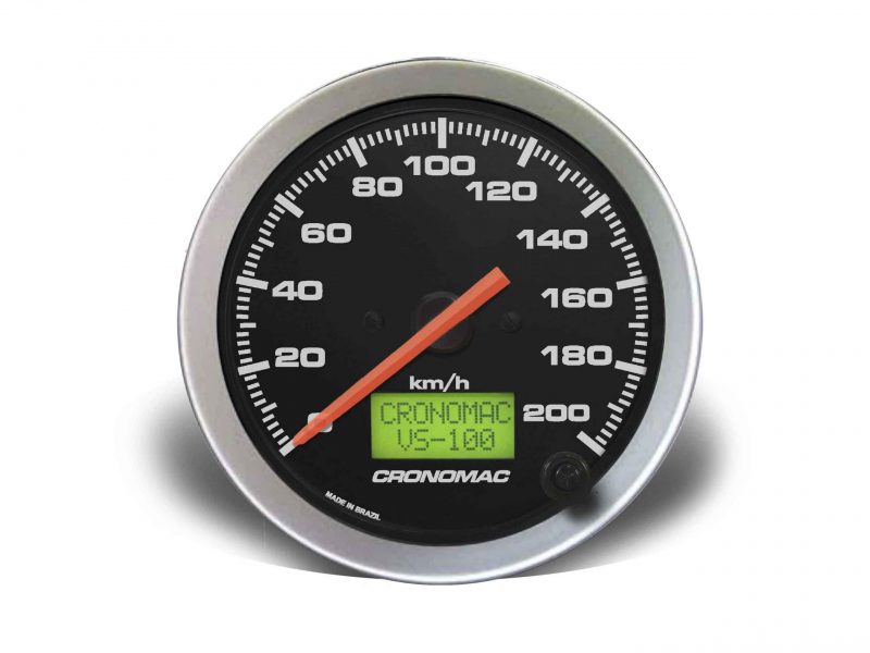 Velocímetro 100mm Eletrônico 200kmh Display Digital Sport