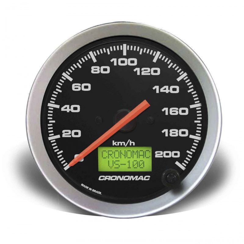 Velocímetro 100mm Eletrônico 200kmh Display Digital Sport
