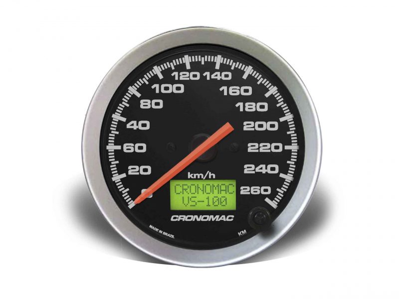 Velocímetro 100mm Eletrônico 260kmh Display Digital Sport