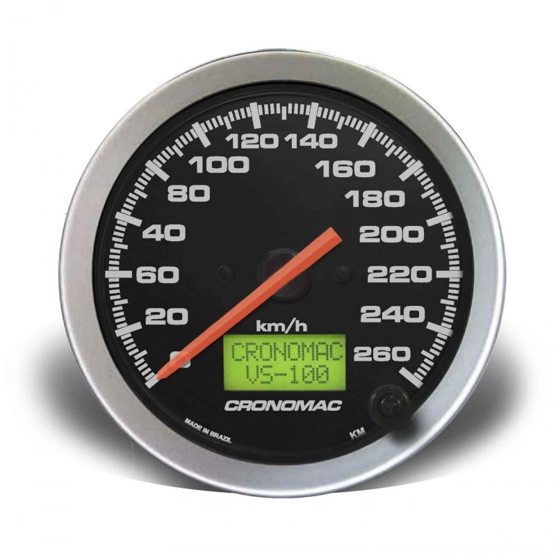 Velocímetro 100mm Eletrônico 260kmh Display Digital Sport