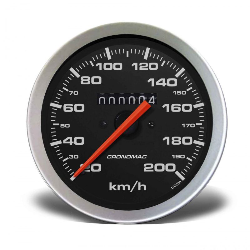Velocímetro 85mm Mecânico 200kmh  Sport W 0.5