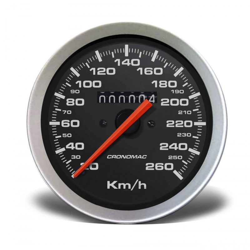 Velocímetro 85mm Mecânico 260kmh Sport W 0.5