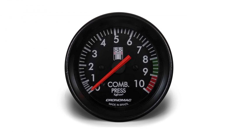 Manômetro Pressão Combustível 60mm Mecânico 10kg SS