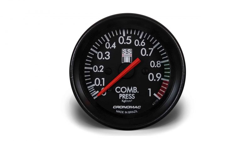 Manômetro Pressão Combustível 60mm Mecânico 1kg SS