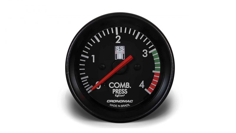 Manômetro Pressão Combustível 60mm Mecânico 4kg SS
