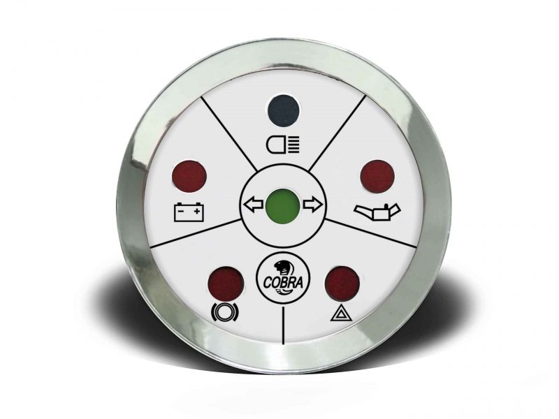 Sinaleira 52mm Elétrica Cobra - Branco