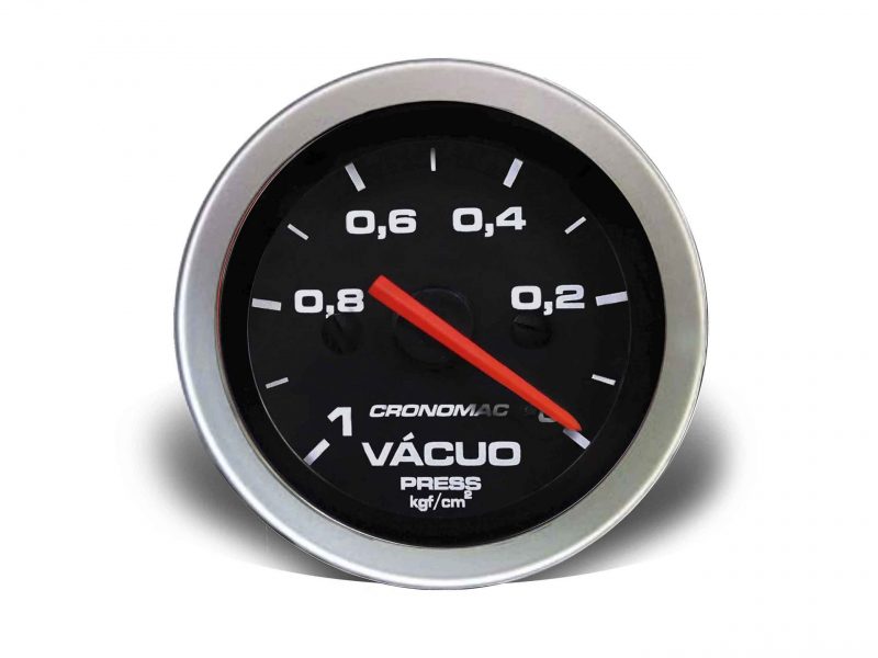 Manômetro Vácuo 60mm Mecânico Sport - s/ Faixa