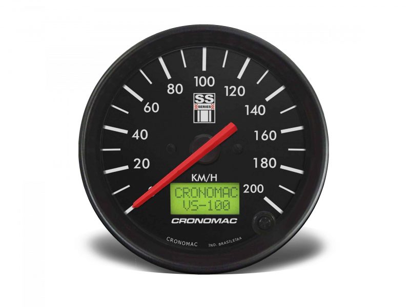 Velocímetro 100mm Elétrico 200km/h Display Digital SS
