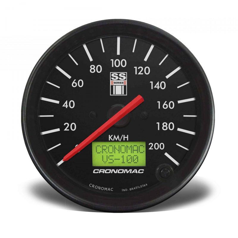 Velocímetro 100mm Elétrico 200km/h Display Digital SS