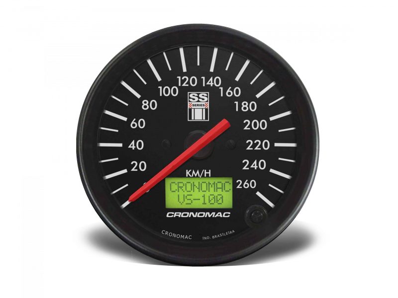 Velocímetro 100mm Elétrico 260km/h Display Digital SS