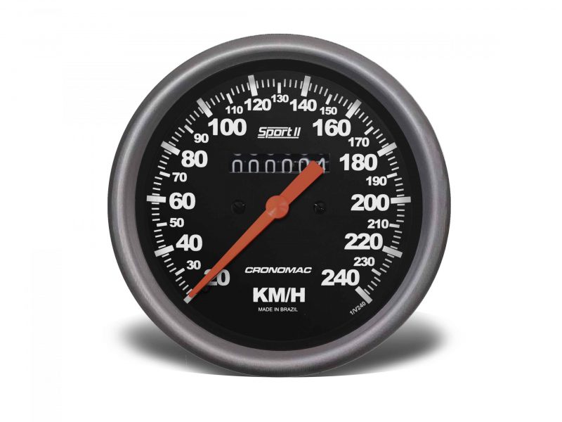 Velocímetro Mecânico 100mm 240kmh Sport II  W 0.5