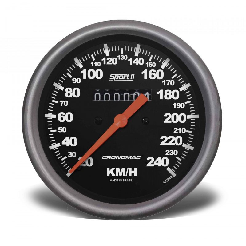 Velocímetro Mecânico 100mm 240kmh Sport II  W 0.5