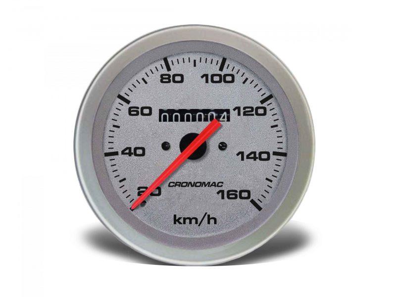 Velocímetro 85mm Mecânico 160kmh Racing W 0.5