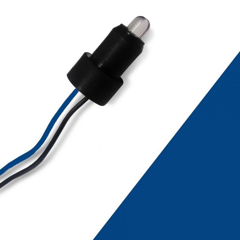 Led c/ Soquete para Instrumento 52/60/85/100mm Azul