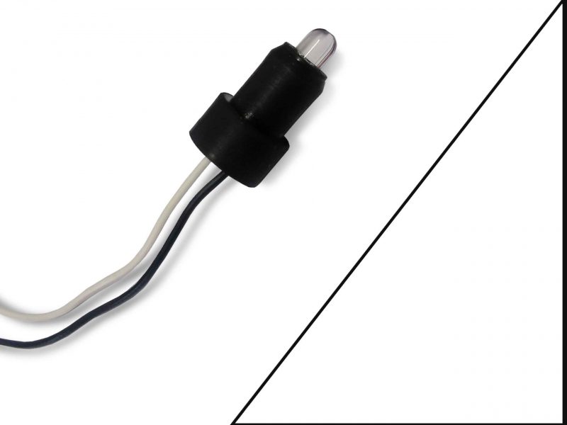 Led c/ Soquete para Instrumento 52/60/85/100mm Branco
