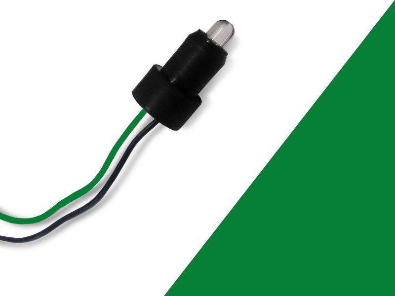 Led c/ Soquete para Instrumento 52/60/85/100mm Verde