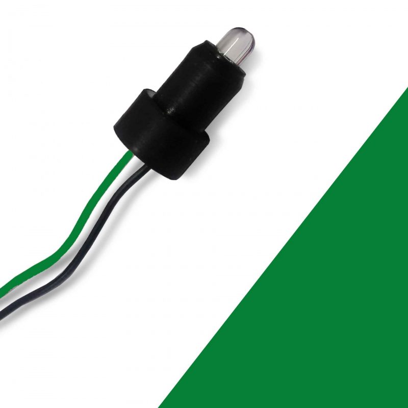 Led c/ Soquete para Instrumento 52/60/85/100mm Verde