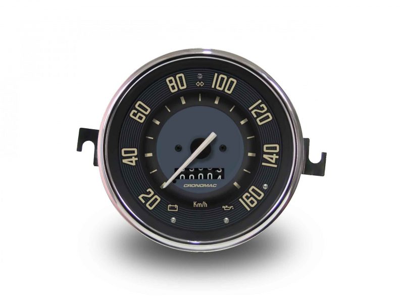Velocímetro 110mm Mecânico 160kmh VW - Bege - Hodômetro Simples