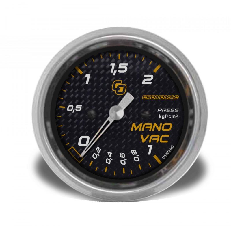 Manovácuo 60mm Mecânico 2kg Carbono