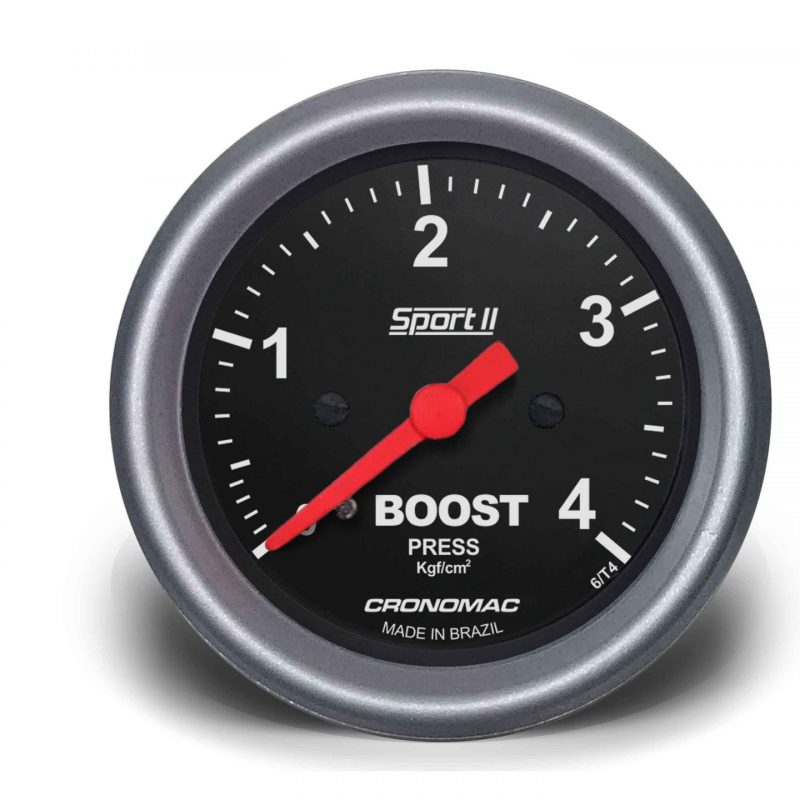 Manômetro Pressão Turbo 60mm Mecânico 4kg Sport II