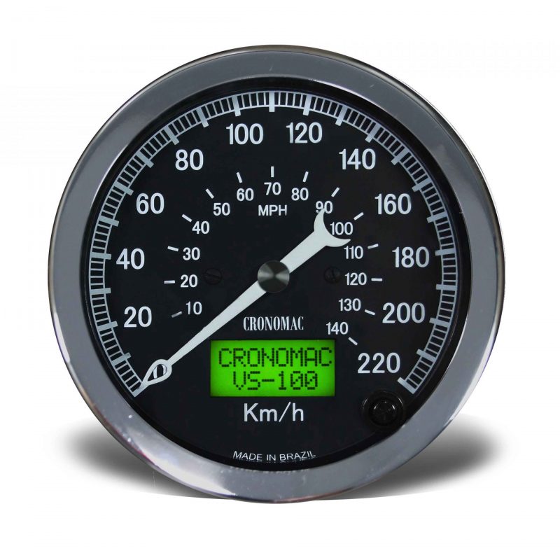 Velocímetro 100mm Eletrônico  220kmh Display Digital Jaguar